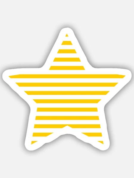 STERN. STERNE. STERN. STERNE. FEST. JAHRESTAG - Sticker Größe S (10 x 10 cm) - Mattweiß