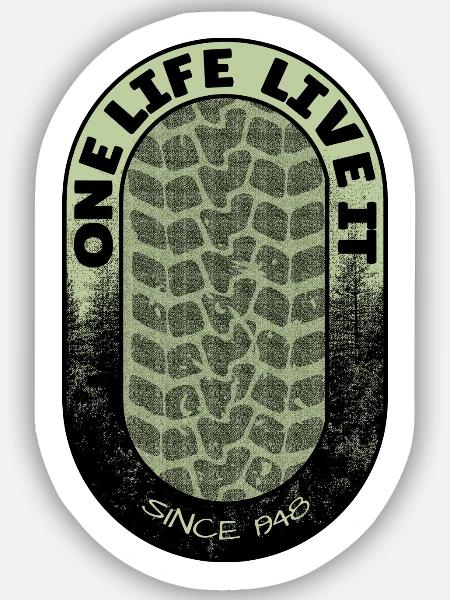 Defender Dachzelt Offroad 4x4 Reisefahrzeug - Sticker Größe S (10 x 10 cm) - Mattweiß