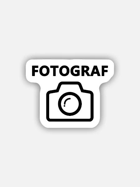 Fotograf | Kamera | fotografieren | Fotografie - Sticker Größe S (10 x 10 cm) - Mattweiß