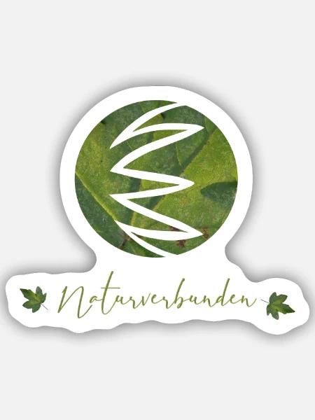 naturverbunden Naturliebhaber Natur - Sticker Größe S (10 x 10 cm) - Mattweiß