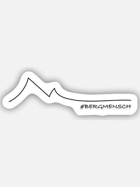 Mountain Lover - Sticker Größe S (10 x 10 cm) - Mattweiß