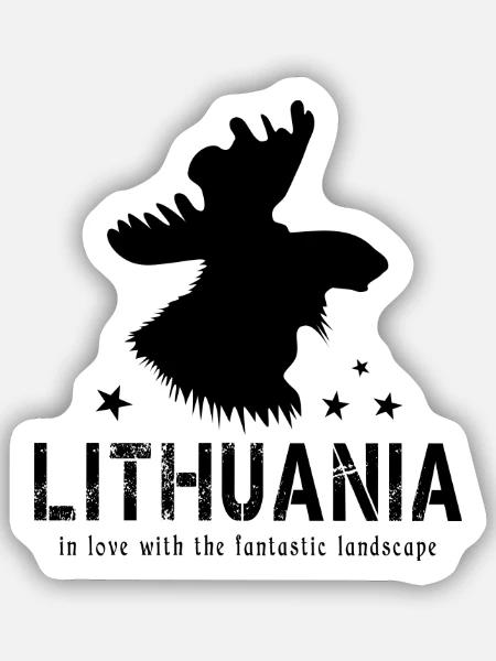 Lithuania Litauen litauisch - Sticker Größe S (10 x 10 cm) - Mattweiß