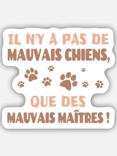 Hundetrainer, Hundezüchter - Sticker Größe S (10 x 10 cm) - Mattweiß