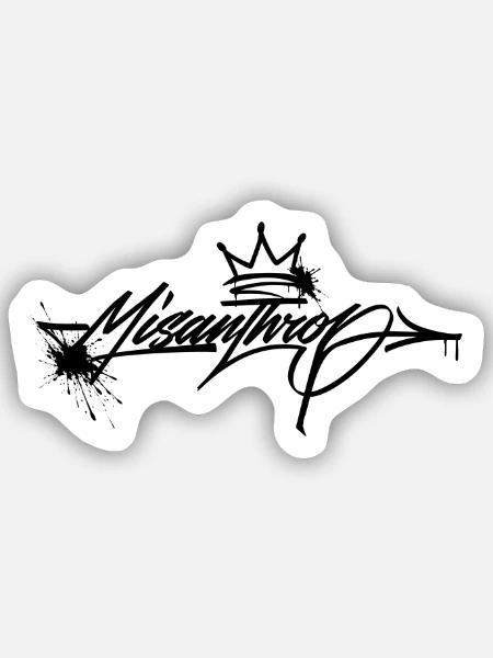 urban calligraphy - Sticker Größe S (10 x 10 cm) - Mattweiß