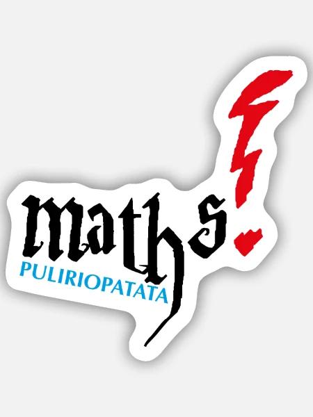Mathematik Puliriopatata - Sticker Größe S (10 x 10 cm) - Mattweiß
