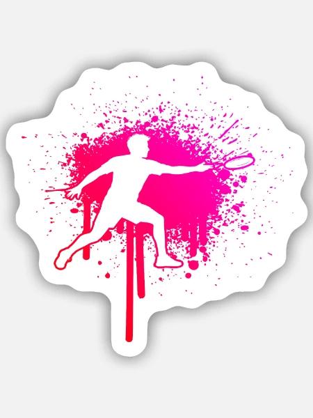 Ultimate Frisbee Geschenk für ein Ultimate-Spieler - Sticker Größe S (10 x 10 cm) - Mattweiß