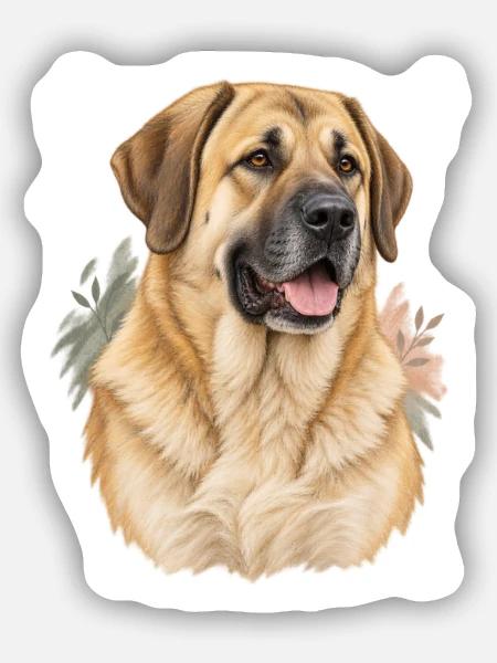 Sarabi - Sticker Größe S (10 x 10 cm) - Mattweiß