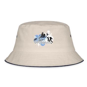 Urban Adventure Silhouetten - Bucket Hat - Natur/Navy - Vorne