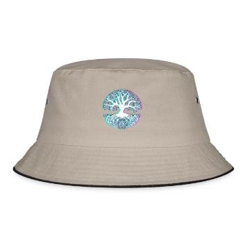 Baum - Bucket Hat - Khaki/Schwarz - Vorne