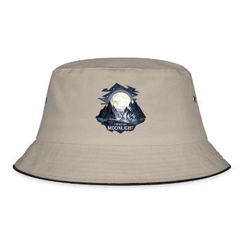 Under The Moonlight - Bucket Hat - khaki/black - Front
