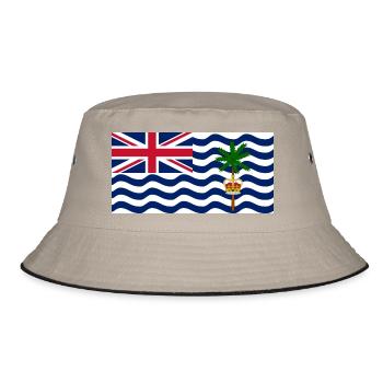 Britisches Territorium im Indischen Ozean - Bucket Hat - Khaki/Schwarz - Vorne