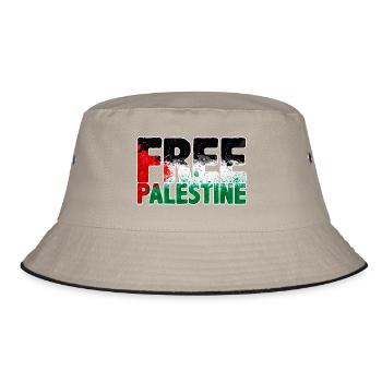 Palestine libre - Bob - kaki/noir - Devant