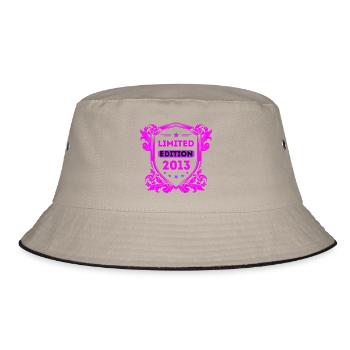 2013 - Bucket Hat - Khaki/Schwarz - Vorne