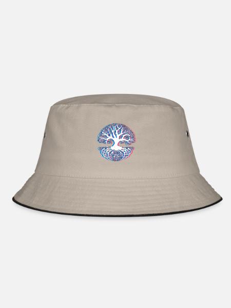 Baum - Bucket Hat - Khaki/Schwarz