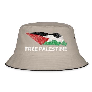 Palestine libre - Bob - kaki/noir - Devant