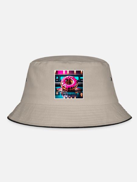 Donut 2 - Bucket Hat - Khaki/Schwarz