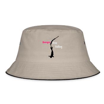 Bungee Fall - Bucket Hat - Khaki/Schwarz - Vorne