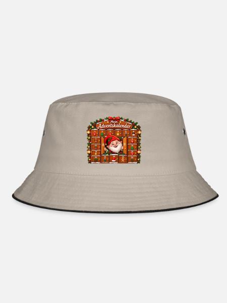 Mein Adventskalender Lebkuchenfreude - Bucket Hat - Khaki/Schwarz
