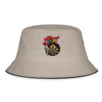 Mein Hassdoppel Die 20 - Bucket Hat - Khaki/Schwarz - Vorne