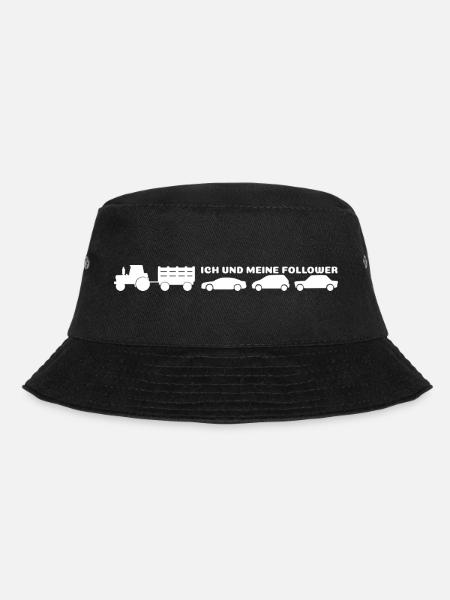 Ich und meine Follower - Bauer Traktor - Bucket Hat - Schwarz