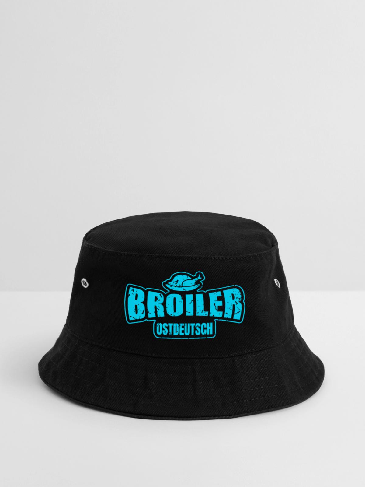 Broiler Ostdeutsch - Bucket Hat - Schwarz - Vorne