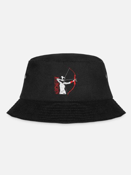 Spannender Bogenschütze Bogenparcours - Bucket Hat - Schwarz