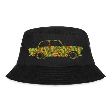 Trabi Ost DDR Tarn - Bucket Hat - Schwarz - Vorne
