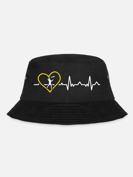 Indiaca Frequenz Herz Peteca - Bucket Hat - Schwarz