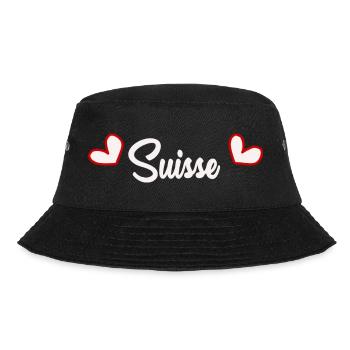 SUISSE. HUMOUR. PAYS. DRAPEAU. GENEVE. LAUSANNE - Bob - noir - Devant - Lela (165cm)