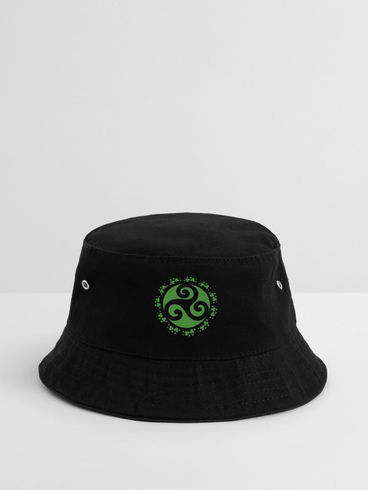 Triskele Celtic - Bucket Hat - Schwarz - Vorne