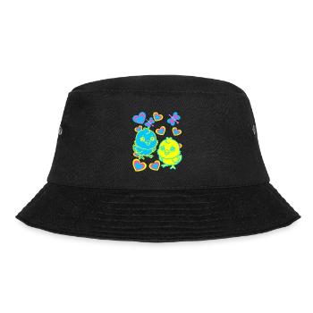 Küken Ostern Kind Kinder - Bucket Hat - Schwarz - Vorne - Lela (165cm)