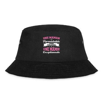 Gift for Grandma - An Exceptional Granny - Bucket Hat - black - Front - Lela (165cm)