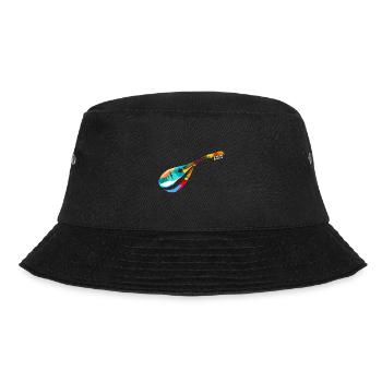 Klassische Mandoline Zupfmusik - Bucket Hat - Schwarz - Vorne