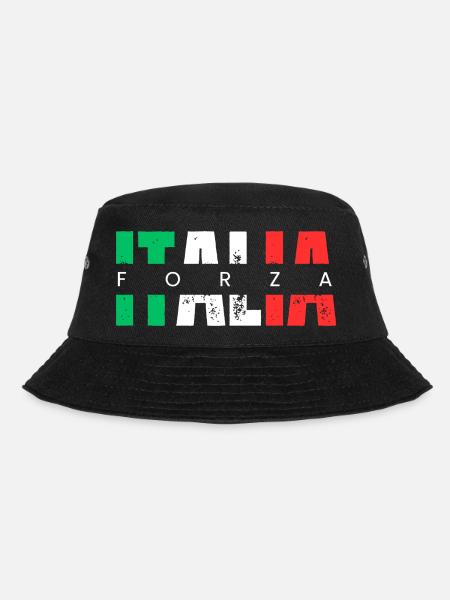 Forza ITALIA - Bucket Hat - Schwarz