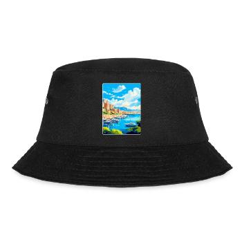 Monaco Côte d’Azur France Vintage Affiche de voyage - Bob - noir - Devant - Lela (165cm)