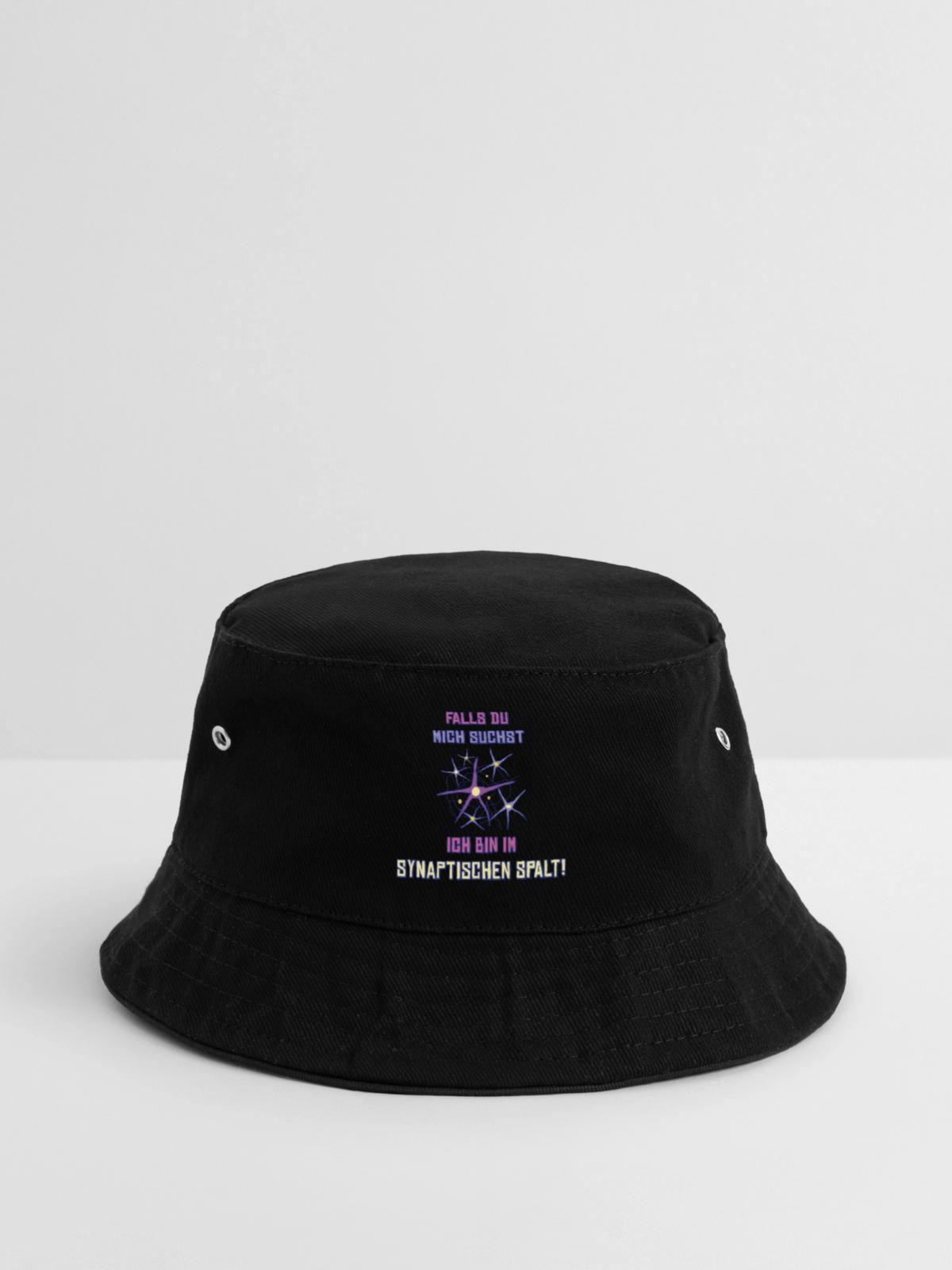 synaptischer spalt - Bucket Hat - Schwarz - Vorne