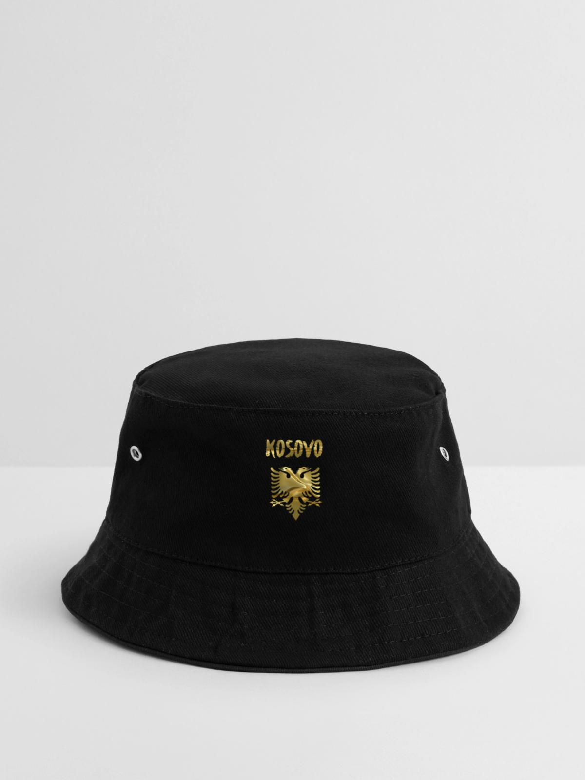 Kosovo - Bucket Hat - Schwarz - Vorne