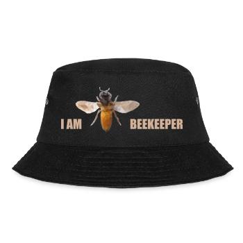 i am beekeeper - Bucket Hat - Schwarz - Vorne