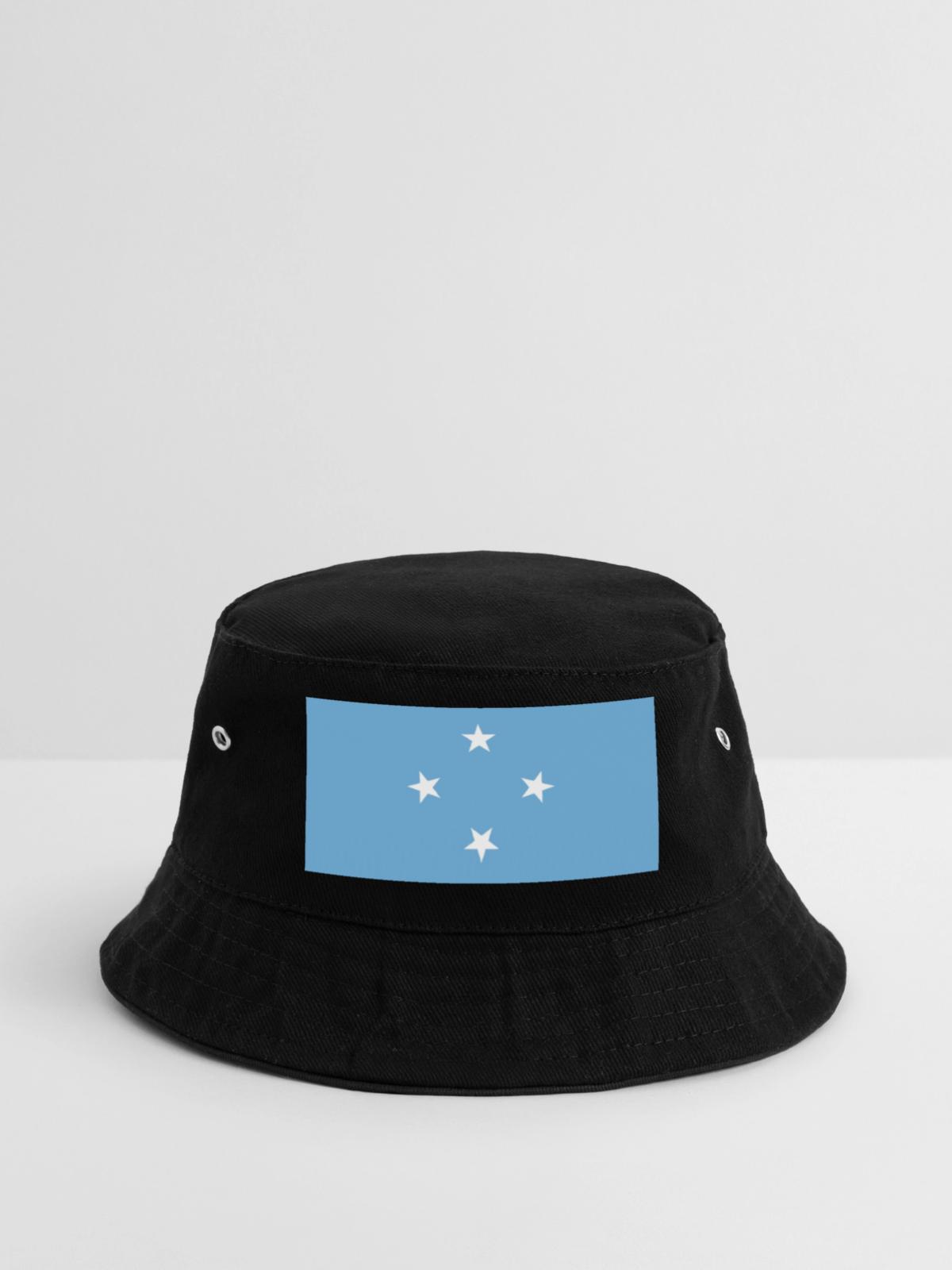 Mikronesien - Bucket Hat - Schwarz - Vorne