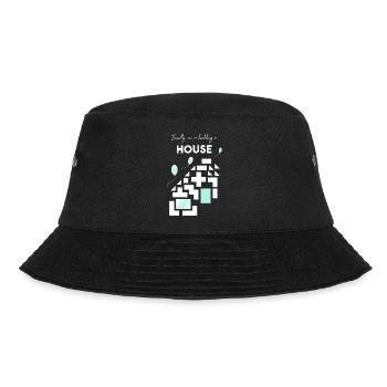 building a house - Bucket Hat - Schwarz - Vorne