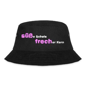süß und frech frech süß - Bucket Hat - Schwarz - Vorne