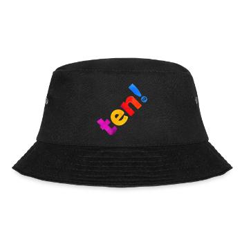 ZEHN 10 JAHRE 10. GEBURTSTAG - Bucket Hat - Schwarz - Vorne - Lela (165cm)