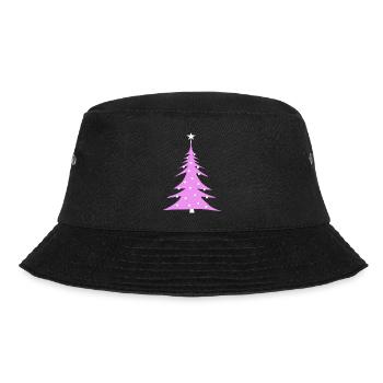 Weihnachtsbaum - Bucket Hat - Schwarz - Vorne