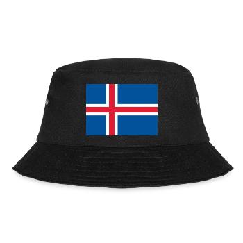 Island - Bucket Hat - Schwarz - Vorne