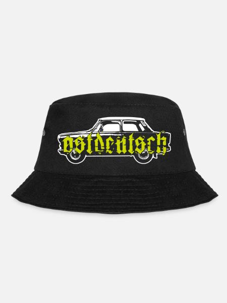 Trabi P601 Ostdeutscher Kult Oldtimer - Bucket Hat - Schwarz