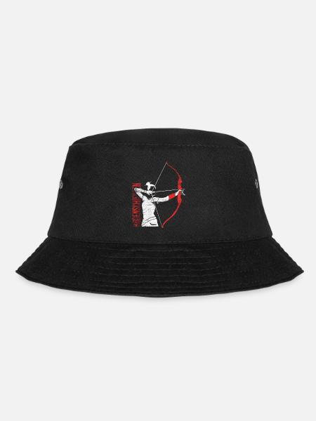 Zielsicherer Bogenschütze Parcours - Bucket Hat - Schwarz