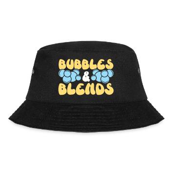 Bubbles & Blends Handgemachte Seife Einseifen Seif - Bucket Hat - Schwarz - Vorne