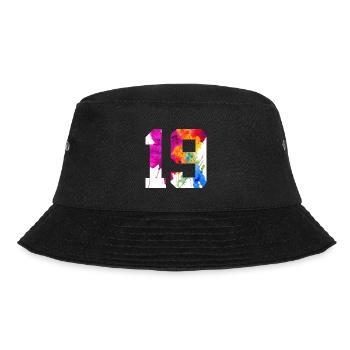 NUMMER 19 JAHRE ALT 19. GEBURTSTAG - Bucket Hat - Schwarz - Vorne - Lela (165cm)