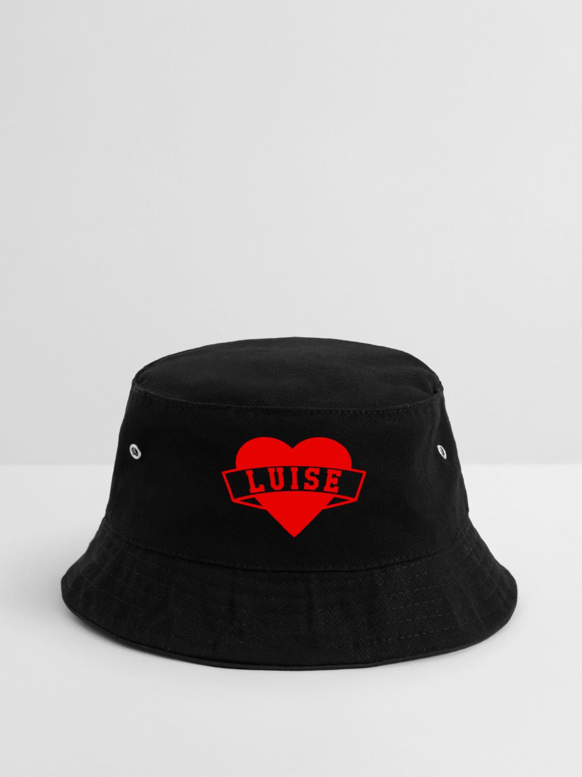 Luise Herzen - Bucket Hat - Schwarz - Vorne
