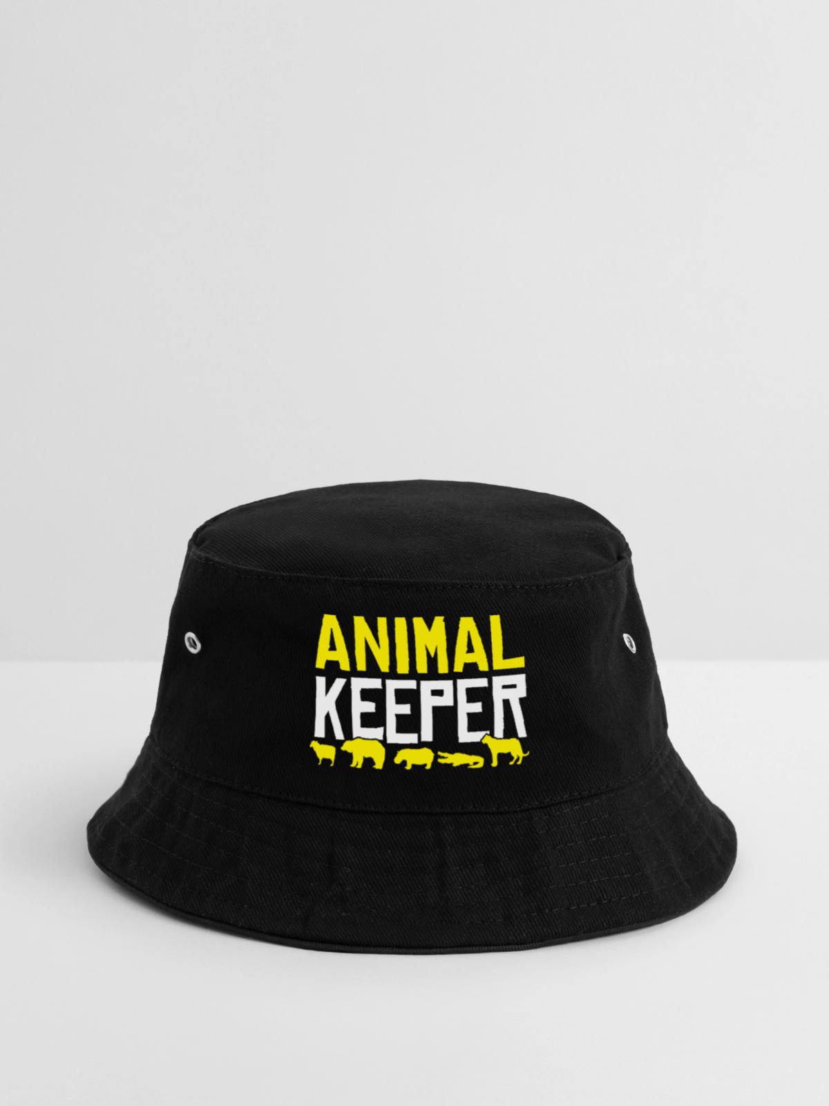 Tierpfleger - Bucket Hat - Schwarz - Vorne